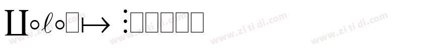 Colona MT字体转换